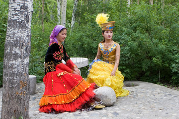 Hochzeit der Tuwa Volksgruppe im Norden von Xinjiang
