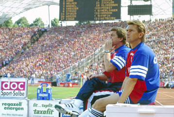 Otto Rehhagel  neuer Trainer beim FC Bayern Muenchen  1995