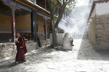 Lhasa  Kloster Mindroling | Lhasa  Mindroling monastery