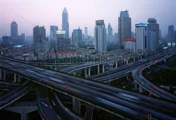 Shanghai  Stadtautobahn