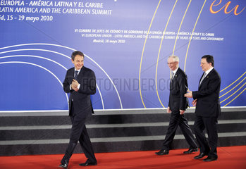 Zapatero + Van Rompuy + Barroso