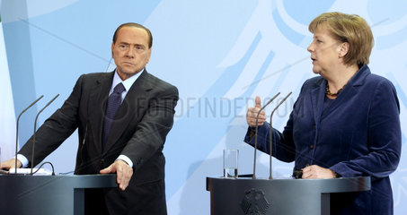 Berlusconi + Merkel