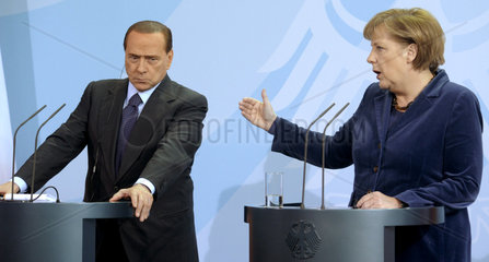Berlusconi + Merkel