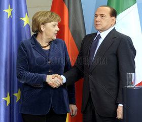 Merkel + Berlusconi