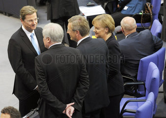 Westerwelle + Seehofer + Wulff + Merkel