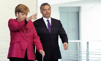 Merkel + Orban