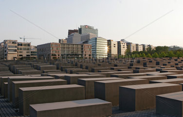Berlin Denkmal fuer die ermordeten Juden in Europa