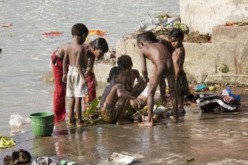 Kolkata  Leben am Hooghly River