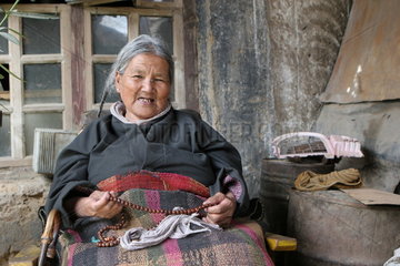 Tibet  Lhalu Wetlands  Tibeterin