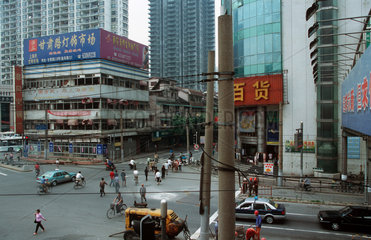 Shanghai  Strassenverkehr