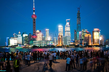 Blick auf Pudong