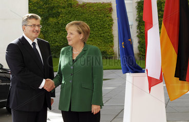 Komorowski + Merkel