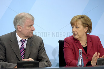 Seehofer + Merkel