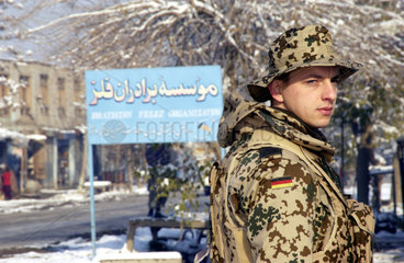Deutscher Soldat in Kunduz