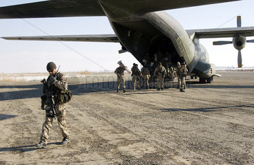 Ankunft deutscher Soldaten in Kunduz
