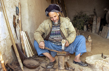 Handwerker bei der Arbeit in Kunduz