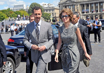 Bashar Al-Assad + Frau