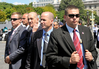 Ehud Olmert + Bodyguards