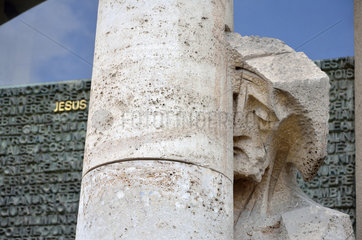 Sagrada Familia - Jesus an der Passionsfassade