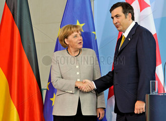 Merkel + Sakaschwili
