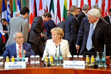 Fayyad + Merkel + Steinmeier