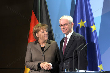 Merkel + Van Rompuy
