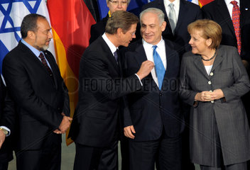 Libermann + Westerwelle + Merkel + Netanyahu
