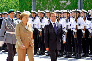 Merkel + Medwedew
