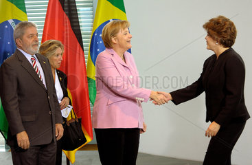 Lula + Merkel + Rouseff