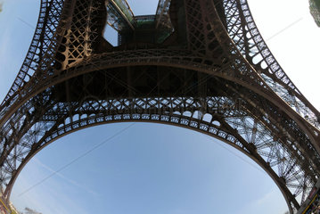 Eiffelturm in Paris  Frankreich.