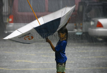 Philippinen. Schwere Regenfaelle