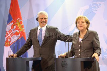 Tadic + Merkel