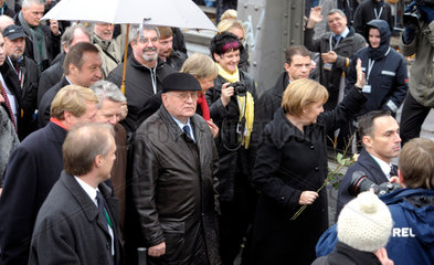 Gorbatschow + Merkel