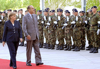 Merkel + Chirac