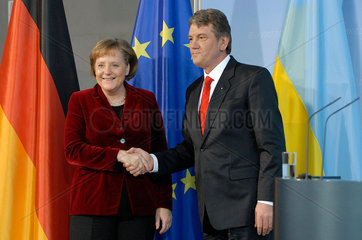 Merkel + Juschtschenko