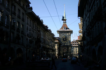 Altstadt von Bern  Zeitglockenturm.