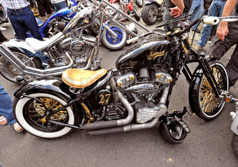 gestyltes Motorrad