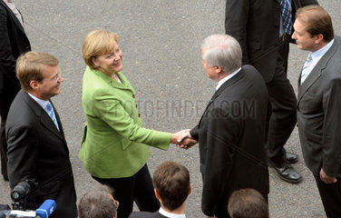 Pofalla + Merkel + Seehofer + Dobrindt