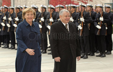 Merkel und Kaczynski