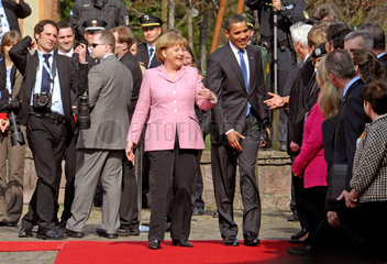 Merkel + Obama