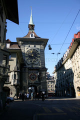 Die Altstadt von Bern mit dem Zeitglockenturm.