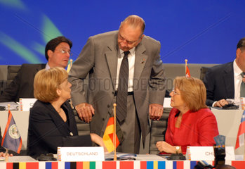 Merkel + Chirac + Bachelet