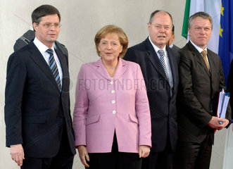 Balkenende + Merkel + Steinbrueck + Bos