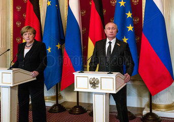 Merkel + Putin