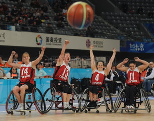 China  internationales Rollstuhl-Basektball-Turnier