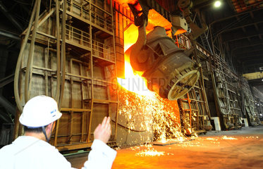 China: Stahlwerk in Anshan