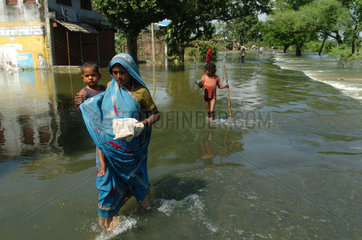 Indien  Ueberschwemmungen