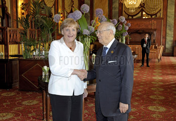 Merkel + Caid Essebsi
