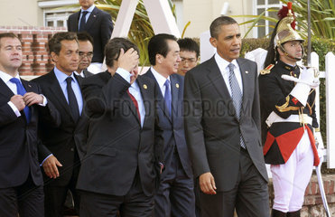 Medwedew + Sarkozy + Barroso + Naoto Kan + Obama