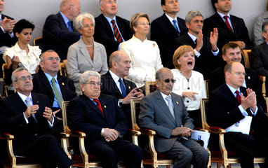 Gusenbauer + Olmert + Merkel + Albert II